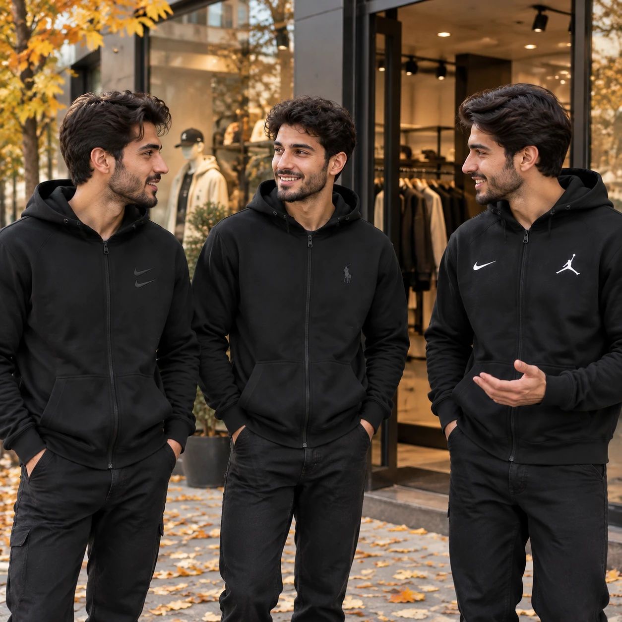سوئیشرت دورس کلاهدار مردانه مارک گلدوزی مدل Adrian